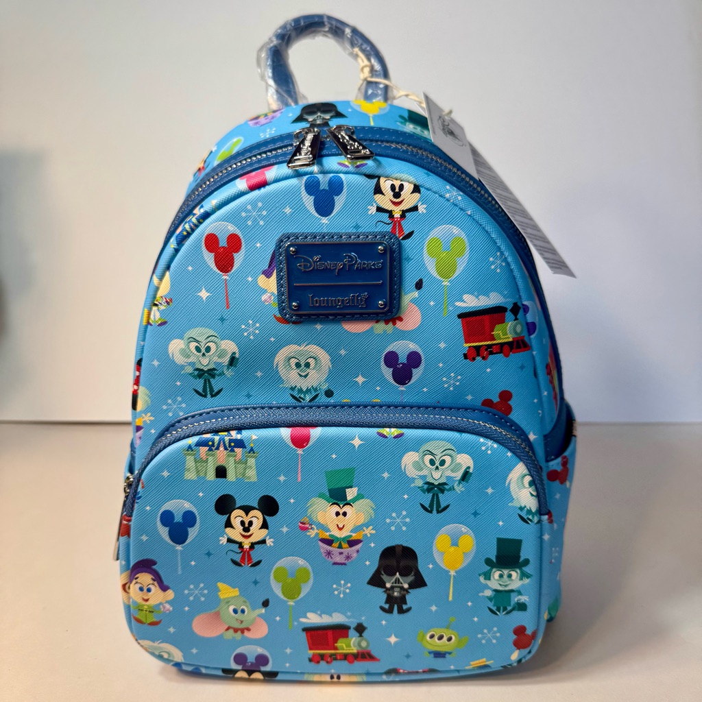 Nwt. Disney Loungefly Chibi Backpack - Chibi Disney Characters.